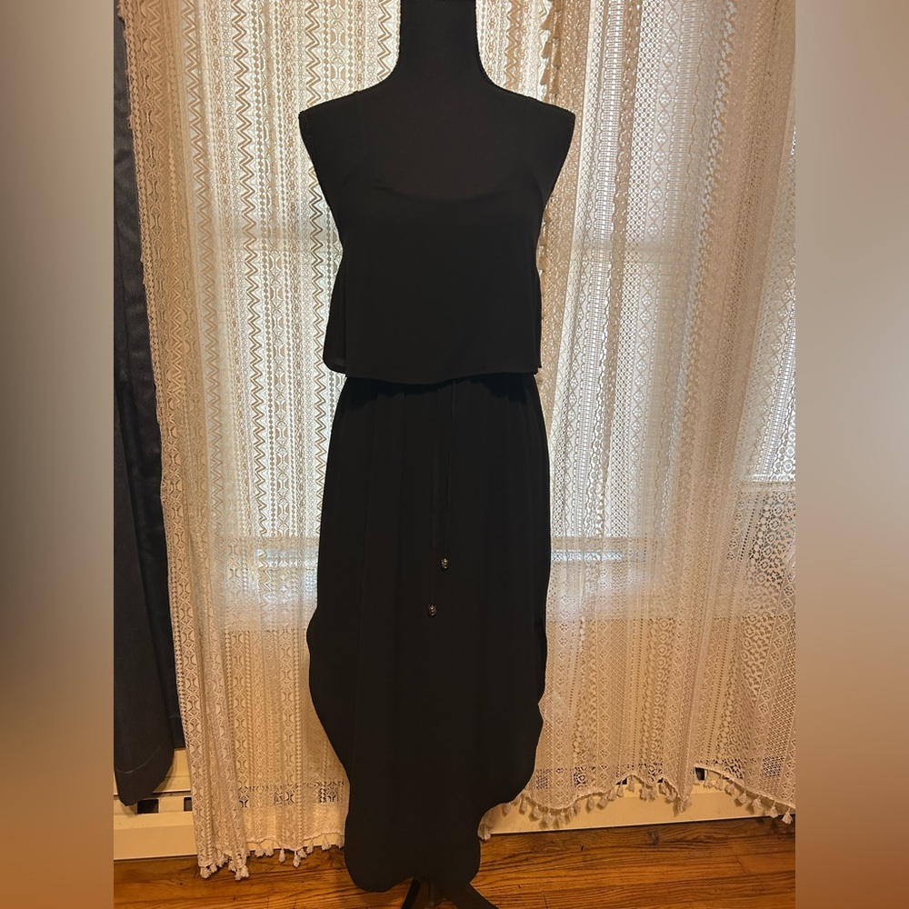 Flowy black dress